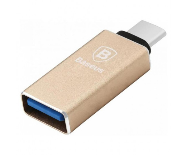 Перехідник Baseus USB to Type-C Gold